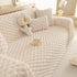 Thick Plush Faux Fur Couch Cover Blanket Warm Fuzzy Blanket Couch Protector for Winter