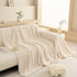 Thick Plush Faux Fur Couch Cover Blanket Warm Fuzzy Blanket Couch Protector for Winter