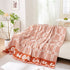 Chenille Houndstooth Sofa Throw Cover, Scratch Proof Cozy Throw Blankets for Couch