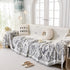 Soft Woven Leaf Couch Blanket, Pet-friendly Sectional Sofa Slipcover For Cats Dogs