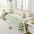Soft Woven Leaf Couch Blanket, Pet-friendly Sectional Sofa Slipcover For Cats Dogs