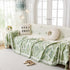 Soft Woven Leaf Couch Blanket, Pet-friendly Sectional Sofa Slipcover For Cats Dogs