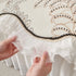 Farmhouse Ruffled Lace Sofa Slipcover Vintage Furniture Protector with Botanical Print