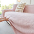 Thick Sherpa Fleece Sofa Protector Cover Stylish Durable Slipcovers for Couches and Chairs