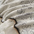 Farmhouse Ruffled Lace Sofa Slipcover Vintage Furniture Protector with Botanical Print