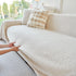 Thick Sherpa Fleece Sofa Protector Cover Stylish Durable Slipcovers for Couches and Chairs