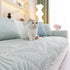 Sofa Cover for Leather & Fabric Couches, 3D Leaf Embossed Quilted Furniture Covers