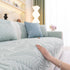 Sofa Cover for Leather & Fabric Couches, 3D Leaf Embossed Quilted Furniture Covers