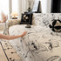 Large Floral Sofa Cover Throw Blanket, Plush Jacquard Non-Shedding Couch Cover for Pets