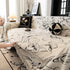 Large Floral Sofa Cover Throw Blanket, Plush Jacquard Non-Shedding Couch Cover for Pets