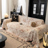 Large Floral Sofa Cover Throw Blanket, Plush Jacquard Non-Shedding Couch Cover for Pets