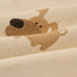 Cute Dog Pattern Chenille Sofa Throw Cover, Textured Woven Furniture Covers for Pets
