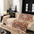 Large Floral Sofa Cover Throw Blanket, Plush Jacquard Non-Shedding Couch Cover for Pets
