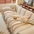 Modern Striped Sofa Throw Blanket, Lightweight Couch Cover for Summer Seating