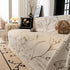 Large Floral Sofa Cover Throw Blanket, Plush Jacquard Non-Shedding Couch Cover for Pets