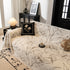 Large Floral Sofa Cover Throw Blanket, Plush Jacquard Non-Shedding Couch Cover for Pets