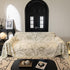 Large Floral Sofa Cover Throw Blanket, Plush Jacquard Non-Shedding Couch Cover for Pets