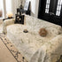 Large Floral Sofa Cover Throw Blanket, Plush Jacquard Non-Shedding Couch Cover for Pets
