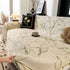 Large Floral Sofa Cover Throw Blanket, Plush Jacquard Non-Shedding Couch Cover for Pets