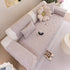 Sofa Cover for Leather & Fabric Couches, 3D Leaf Embossed Quilted Furniture Covers