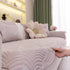 Sofa Cover for Leather & Fabric Couches, 3D Leaf Embossed Quilted Furniture Covers