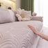 Sofa Cover for Leather & Fabric Couches, 3D Leaf Embossed Quilted Furniture Covers