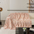 Maple Leaves Reversible Chenille Blanket Covers for Couch, Furniture Decoration Cover Sofa Slipcovers