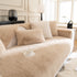 Faux Mink Velvet Luxury Fluffy Sofa Cushion, Winter Warm Thick Plush Non-slip Sofa Covers