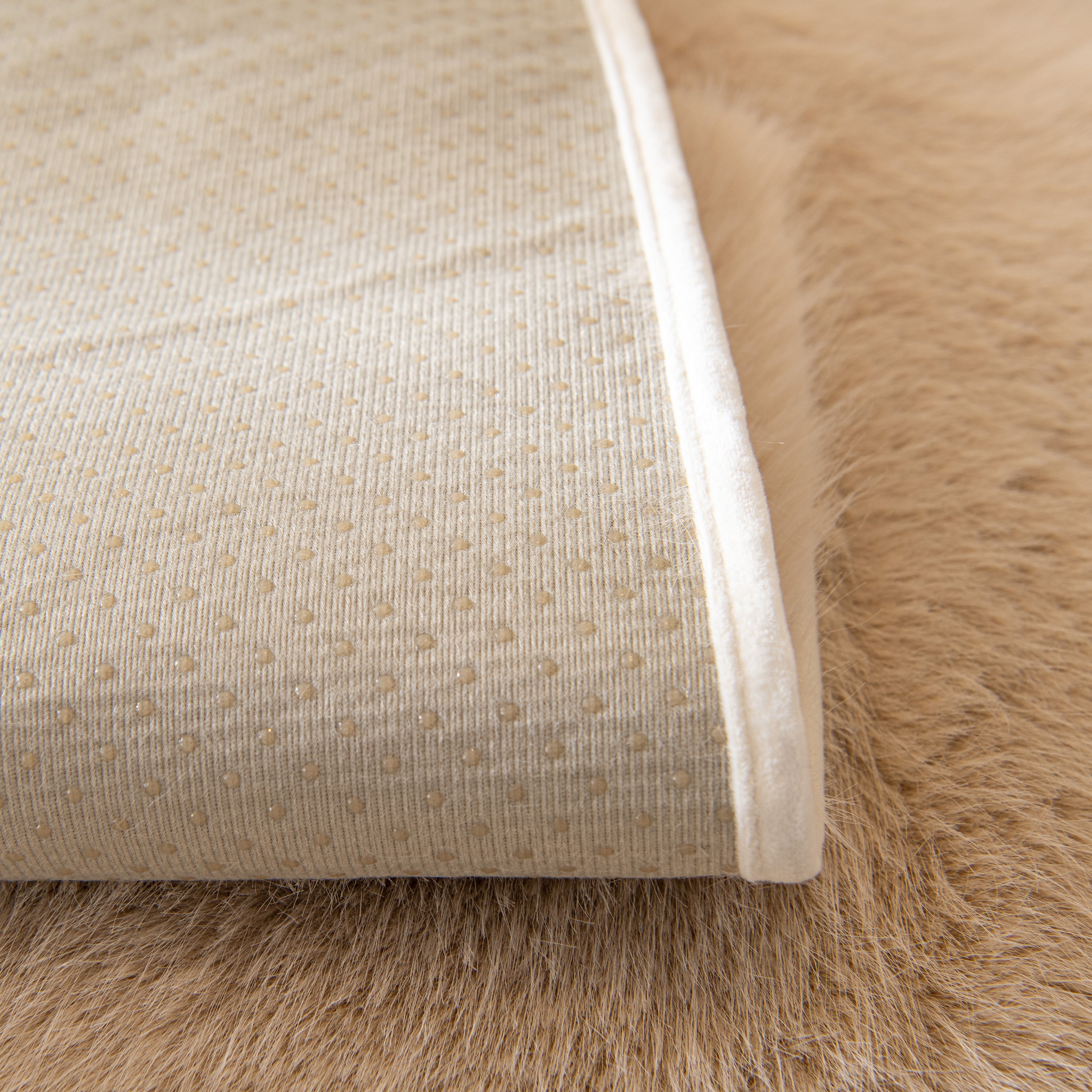 Faux Mink Velvet Luxury Fluffy Sofa Cushion, Winter Warm Thick Plush Non-slip Sofa Covers