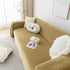 Boho Herringbone Sofa Throw Blanket with Pom Pom Tassels Stylish Furniture Slipcover