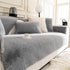 Faux Mink Velvet Luxury Fluffy Sofa Cushion, Winter Warm Thick Plush Non-slip Sofa Covers