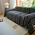 Vintage-Inspired Striped Blankets for Couch Covers Luxury Couch Throw Cover with Timeless Elegance