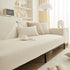 Luxurious Teddy Velvet Solid Sofa Towel - Non-Slip Waterproof Sofa Cover Furniture Protector and Pet Couch Cover