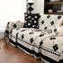 Comfy Four-Leaf Clover Hope Faith Love Luck Blanket for Couch, Chenille Scratch Proof Sofa Blanket Covers
