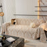 Maple Leaves Reversible Chenille Blanket Covers for Couch, Furniture Decoration Cover Sofa Slipcovers