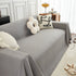 Teddy Throw Blanket and Stylish Slipcover for Couch, Waterproof Sofa Cover for Pets