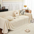 Teddy Throw Blanket and Stylish Slipcover for Couch, Waterproof Sofa Cover for Pets