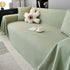 Waterproof Scratch Proof Herringbone Large Throw Blanket for Couch, Chenille Couch Cushion Covers for Pets