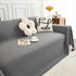 Teddy Throw Blanket and Stylish Slipcover for Couch, Waterproof Sofa Cover for Pets