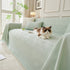 Cooling Scratch Proof Large Sofa Throw Cover, Geometric Texture Couch Protector