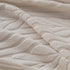 Plush Fleece Sofa Slipcover with 3D Wheat Pattern, Cozy High-Stretch Couch Cover