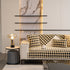 Winter Thickened Sherpa Fleece Houndstooth Sofa Cushion, Non-slip Sofa Cover with Plush