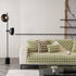 Winter Thickened Sherpa Fleece Houndstooth Sofa Cushion, Non-slip Sofa Cover with Plush