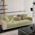 Winter Thickened Sherpa Fleece Houndstooth Sofa Cushion, Non-slip Sofa Cover with Plush