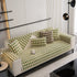 Winter Thickened Sherpa Fleece Houndstooth Sofa Cushion, Non-slip Sofa Cover with Plush