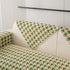 Winter Thickened Sherpa Fleece Houndstooth Sofa Cushion, Non-slip Sofa Cover with Plush