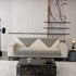 Winter Thickened Sherpa Fleece Houndstooth Sofa Cushion, Non-slip Sofa Cover with Plush