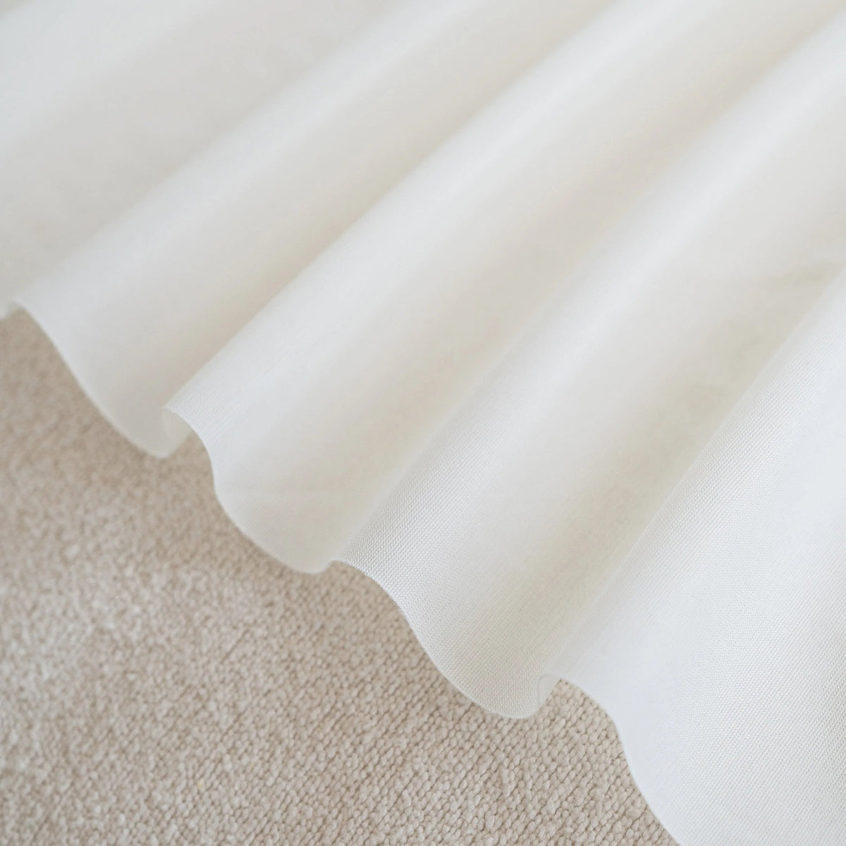 Daisy Striped Sofa Cover with Sheer Ruffle Skirt, Floral Soft Slipcover Blanket - TaroTextile