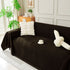 Solid Color Chenille Sofa Throw Blanket, Soft & Plush Decorative Couch Throw Cover