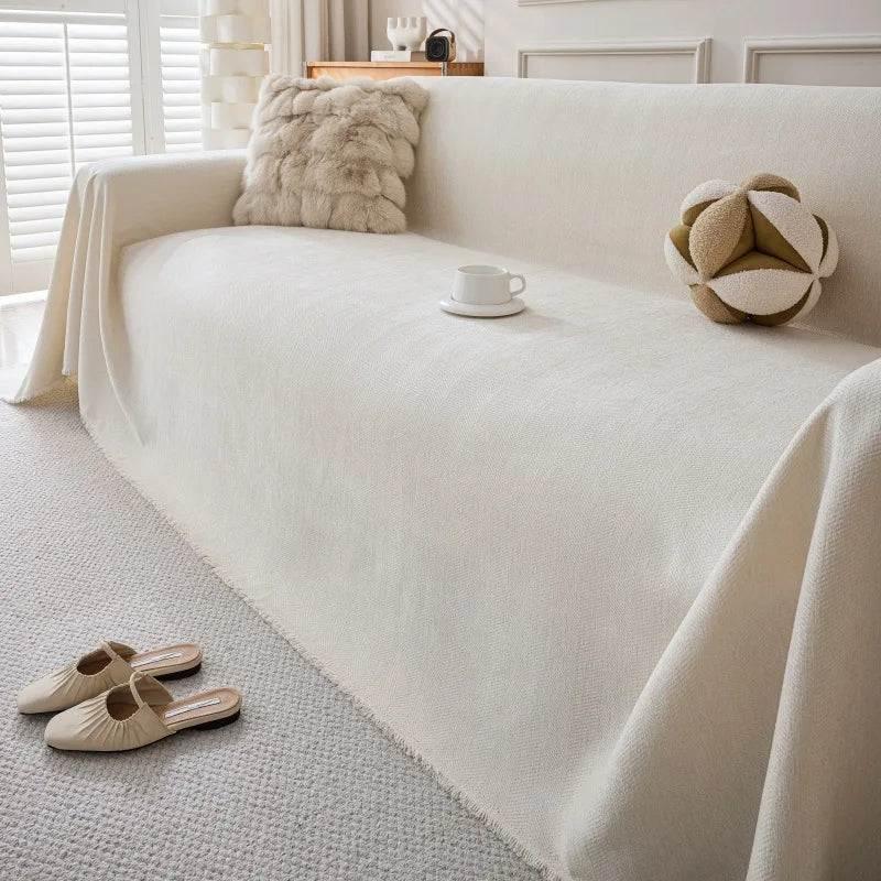 Durable Couch Cover for Pets Washable Cushion Couch Chenille Sofa Slipcover - TaroTextile